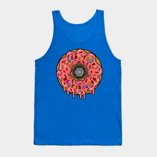 DONUT SKATEBOARD WHEEL by Lobo Tomy Tank Top